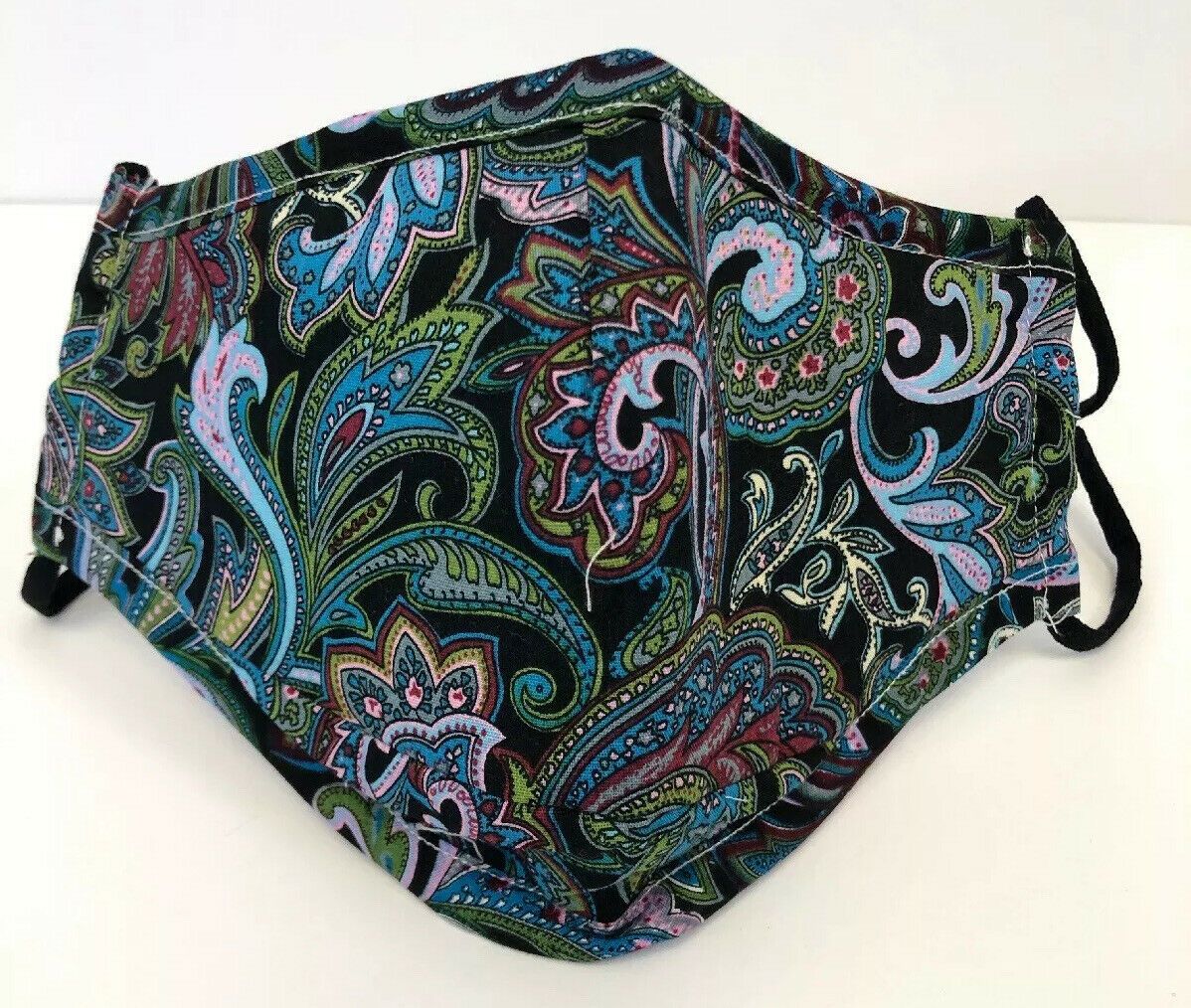 Face Mask Colorful Paisley Design Washable with 4 PM2.5 Filters